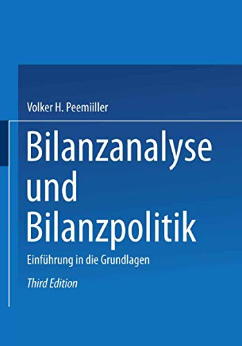 9783409335348: Bilanzanalyse und Bilanzpolitik: Einfhrung in die Grundlagen (German Edition)