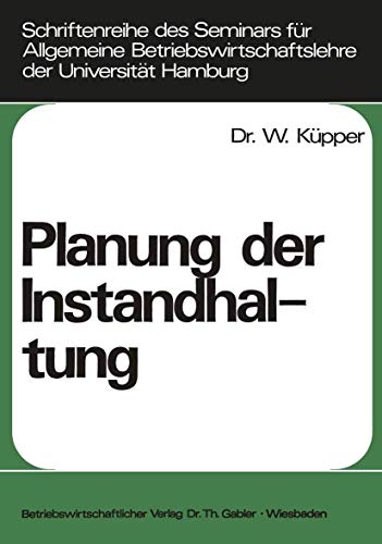 Planung der Instandhaltung - Willi Küpper