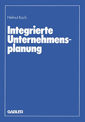 Integrierte Unternehmensplanung.