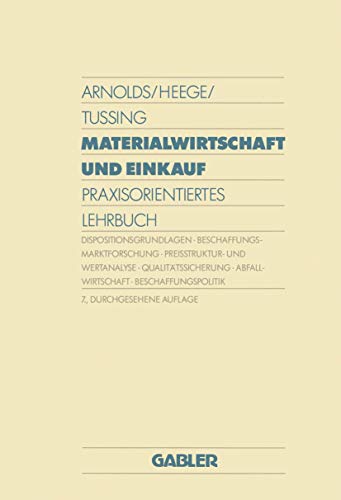 9783409351577: Materialwirtschaft und Einkauf: Praxisorientiertes Lehrbuch