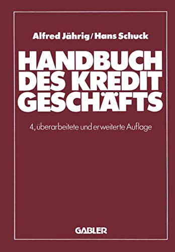 Stock image for Handbuch des Kreditgeschafts for sale by Chiron Media