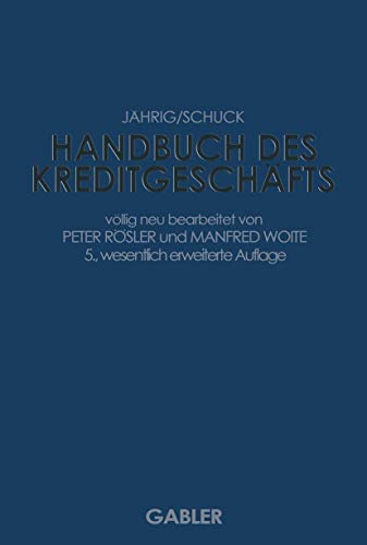 Handbuch Kreditgeschäft