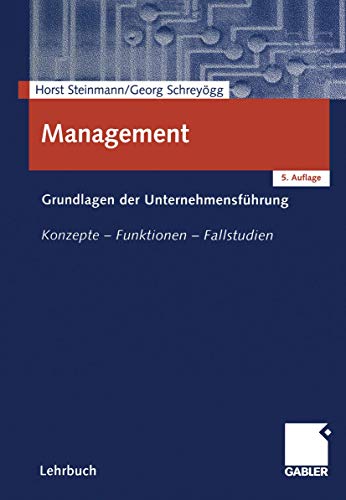 Stock image for Management. Grundlagen der Unternehmensfhrung for sale by medimops