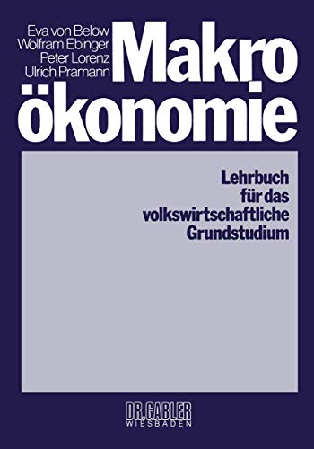 9783409602211: Makrokonomie: Lehrbuch fr das volkswirtschaftliche Grundstudium