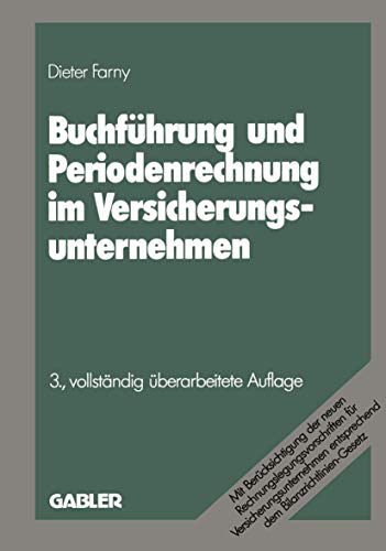 Stock image for Buchfuhrung Und Periodenrechnung Im Versicherungsunternehmen for sale by Chiron Media