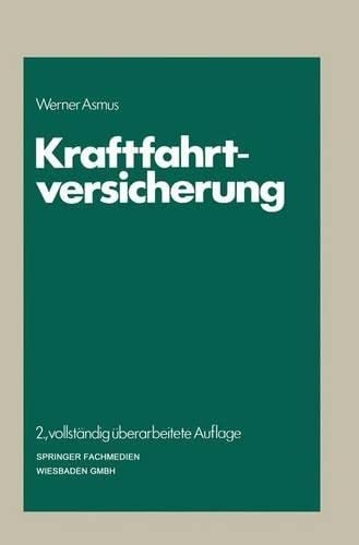 Stock image for Kraftfahrtversicherung for sale by Chiron Media