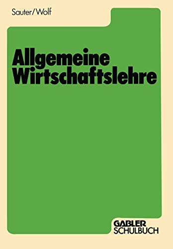 Stock image for Allgemeine Wirtschaftslehre for sale by Chiron Media