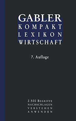 Beispielbild fr Gabler: Kompakt Lexikon Wirtschaft zum Verkauf von Versandantiquariat Felix Mcke