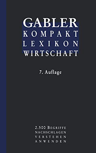 Imagen de archivo de Gabler: Kompakt Lexikon Wirtschaft Die Gabler Lexikon-Redaktion a la venta por tomsshop.eu