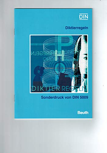 Imagen de archivo de DIN Diktierregeln. Sonderdruck von DIN 5009. Lernmaterialien a la venta por medimops