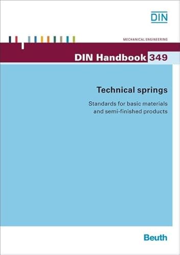 9783410235200: Technical springs: Standards for basic materials and semi-finished products