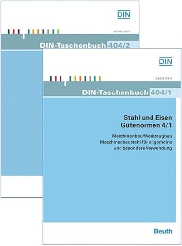 9783410239307: Stahl und Eisen - Gtenormen 4: Paket: DIN-Taschenbuch 404/1 und 404/2