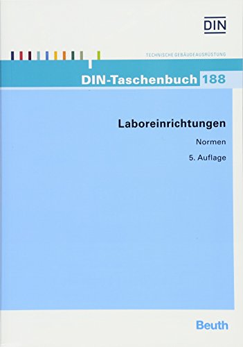 Stock image for DIN-Taschenbuch ; 188: Laboreinrichtung. Normen for sale by HJP VERSANDBUCHHANDLUNG