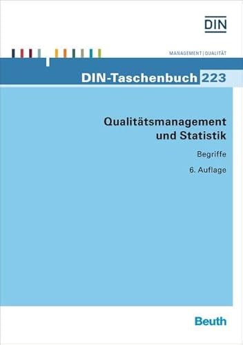 9783410260820: Qualittsmanagement und Statistik: Begriffe: 223