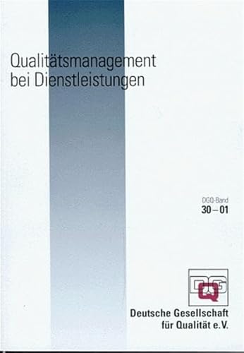 Beispielbild fr Qualittsmanagement bei Dienstleistungen. zum Verkauf von medimops