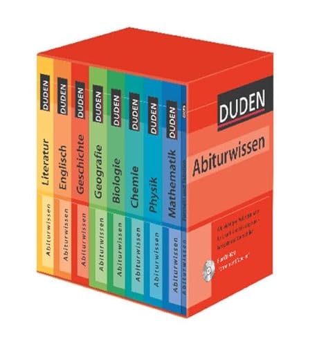 Duden Abiturwissen (7 Bände): Alle wichtigen Prüfungsinhalte - kompakt und übersichtlich (Duden - Lernhilfen) - Unknown Author