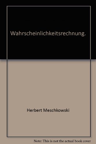 9783411002856: Wahrscheinlichkeitsrechnung.