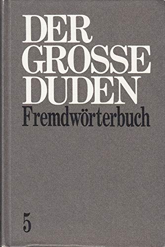 9783411009053: Duden - Fremdwrterbuch