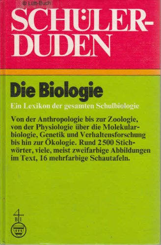 9783411013661: Schlerduden. Die Biologie