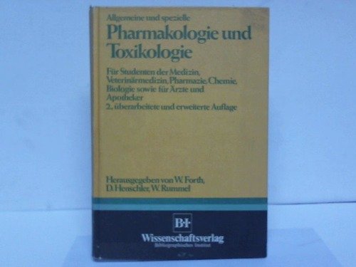 9783411015368: Allgemeine und spezielle Pharmakologie und Toxikologie