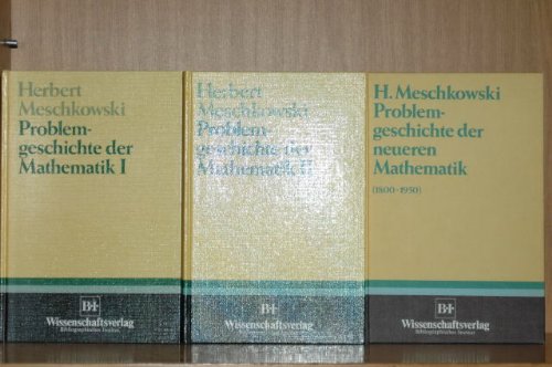 Beispielbild fr Problemgeschichte der neueren Mathematik (1800-1950). zum Verkauf von Wissenschaftliches Antiquariat Kln Dr. Sebastian Peters UG