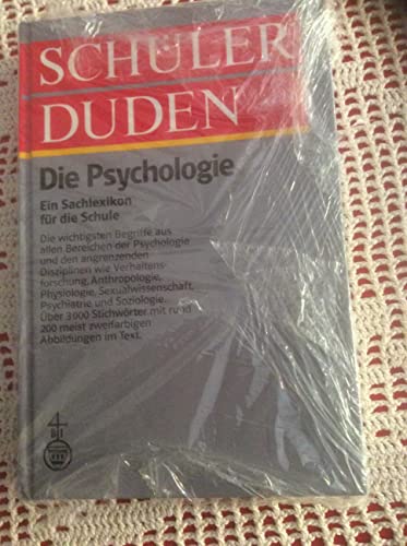 Beispielbild fr Duden. Schlerduden. Die Psychologie. Ein Sachlexikon fr die Schule zum Verkauf von medimops