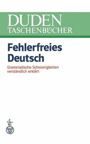 9783411019588: Fehlerfreies Deutsch: 14 (Duden Taschenbucher)