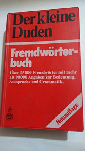 9783411019779: Der Kleine Duden: Fremdwörterbuch (German Edition)