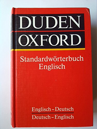 9783411020768: Duden Oxford Standardworterbuch/Englisch