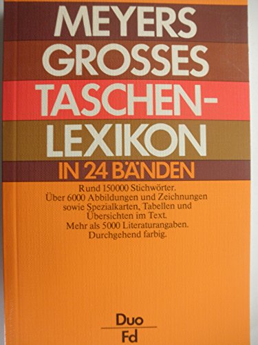 Stock image for Meyers grosses Taschenlexikon in 24 Bnden, Bd. 06, DUO-FD for sale by medimops