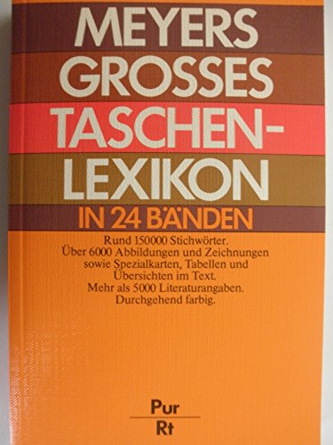 Imagen de archivo de Meyers grosses Taschenlexikon in 24 Bnden Band 18 Pur-Rt a la venta por medimops