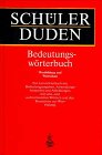 Beispielbild fr Duden. Sch�lerduden. Bedeutungsw�rterbuch. Wortbildung und Wortschatz. zum Verkauf von Wonder Book