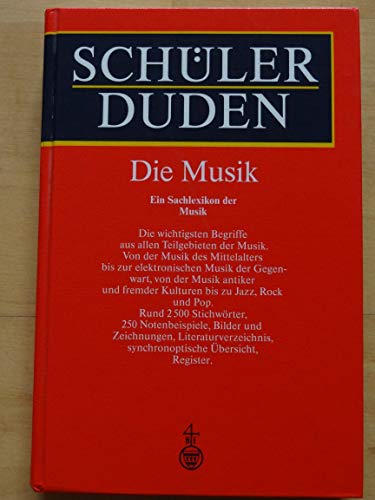 Beispielbild fr Die Musik (Music) zum Verkauf von Better World Books