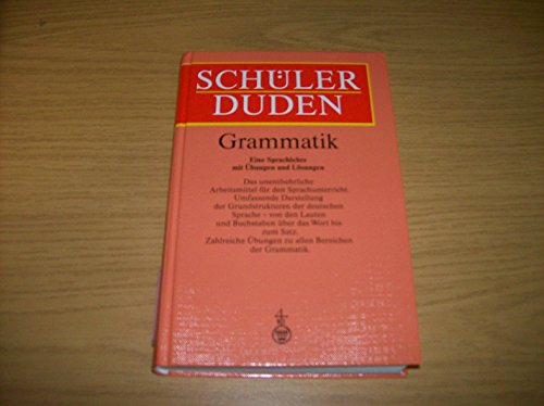 Beispielbild fr Schlerduden Grammatik. Eine Sprachlehre mit bungen und Lsungen. zum Verkauf von Antiquariat Nam, UstId: DE164665634