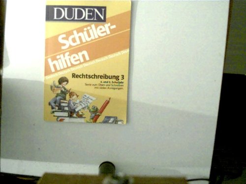 Stock image for DUDEN-Schlerhilfen. Deutsch - Rechtschreibung 3. 4. und 5. Schuljahr. Softcover for sale by Deichkieker Bcherkiste