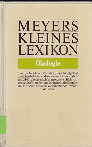 Beispielbild fr Meyers kleines Lexikon kologie. zum Verkauf von Ammareal