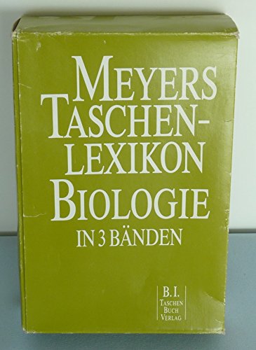 Stock image for Meyers Taschenlexikon Biologie. Komplett - 3 Bnde in Kassette / Schuber. for sale by Deichkieker Bcherkiste