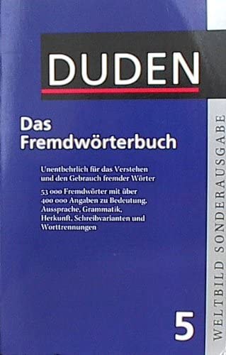 9783411030323: Das Fremdwrterbuch - Duden
