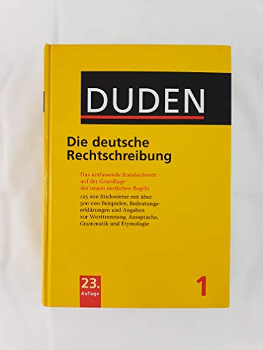 9783411040131: Duden: Die Deutsche Rechtschre