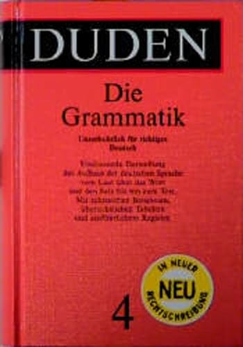 9783411040469: 4 - Die Grammatik (Der Duden in 12 BA>Nden)