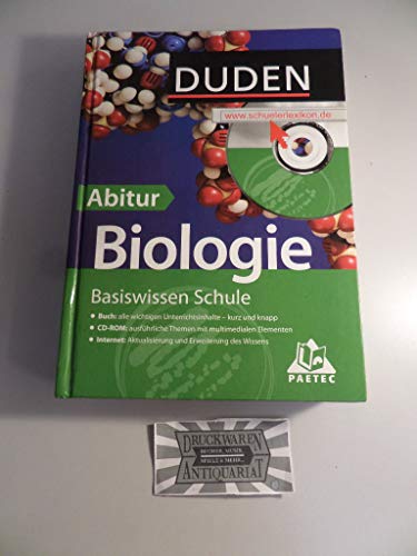 Duden. Basiswissen Schule. Biologie Abitur. (9783411045501) by Barbara Duden
