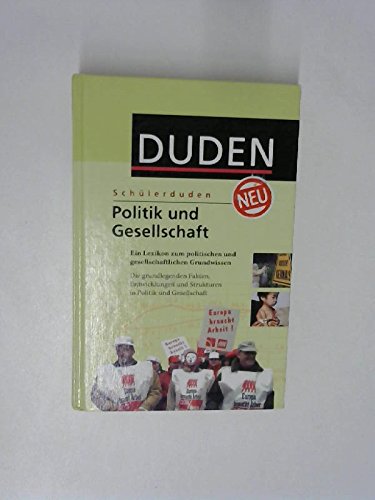 Imagen de archivo de (Duden) Schlerduden, Politik und Gesellschaft a la venta por medimops
