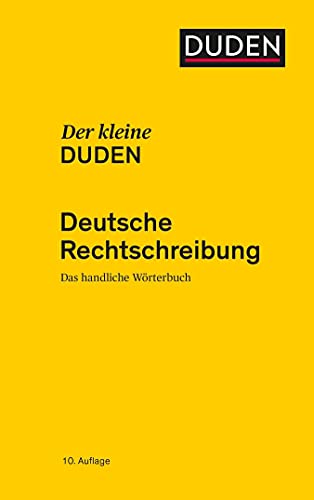 Beispielbild fr Der kleine Duden - Deutsche Rechtschreibung: Das handliche Wrterbuch zum Verkauf von medimops