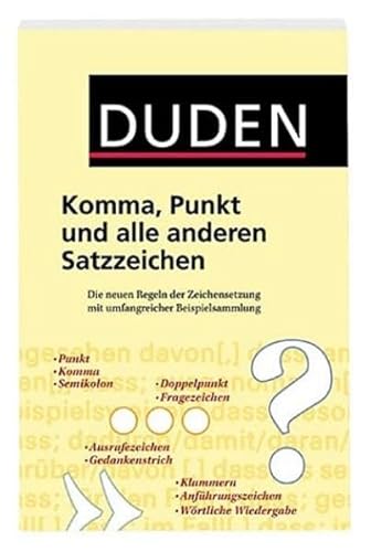 Beispielbild fr Komma, Punkt und alle anderen Satzzeichen zum Verkauf von medimops