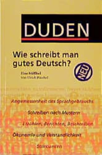 Beispielbild fr Duden Taschenbcher, Wie schreibt man gutes Deutsch? (German Edition) zum Verkauf von GF Books, Inc.