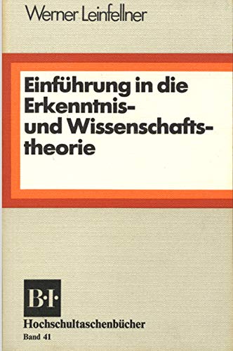 Stock image for Einfhrung in die Erkenntnis- und Wissenschaftstheorie for sale by Antiquariat Walter Nowak