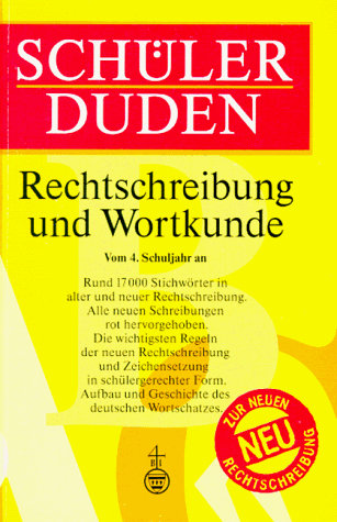 Schüler Duden Rechtschreibung und Wortkunde vom 4. Schuljahr an