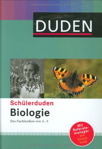 Stock image for Duden. Schlerduden Biologie. Das Fachlexikon von A - Z (Lernmaterialien) for sale by medimops