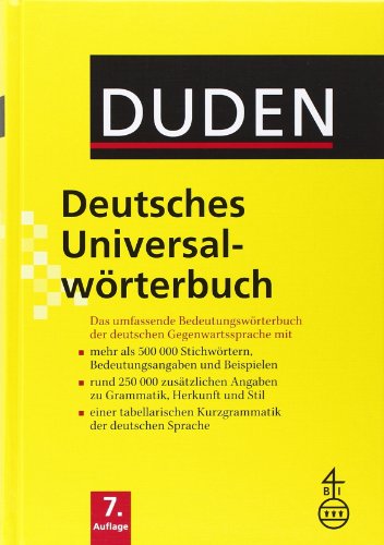 9783411055074: Duden Deutsches Universalwrterbuch: Duden Deutsches Universalworterbuch 7th Edition