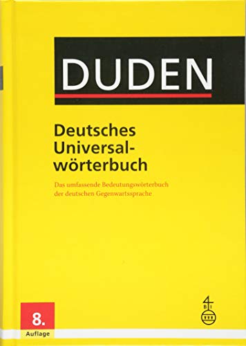 9783411055081: Duden - Deutsches Universalwörterbuch: Das umfassende Bedeutungswörterbuch der deutschen Gegenwartssprache: Duden Deutsches Universalworterbuch 8th